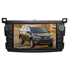 Ajuste de 2DIN coches reproductor de DVD para Toyota RAV4 2013 2014 2015 con Radio Bluetooth TV estéreo sistema de navegación GPS